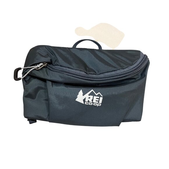 REI Co-op Packmod Hipbelt Pocket Stone Blue Recycled Nylon Hiking NEW - Picture 3 of 9